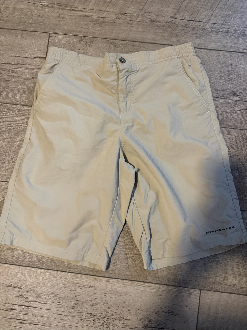 Boys Sz Large Columbia PFG Khaki Shorts